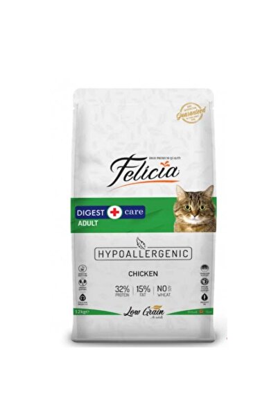 Felicia Neo Pet Market Az Tahıllı Yetişkin Tavuklu Hypoallergenic Kedi Maması...