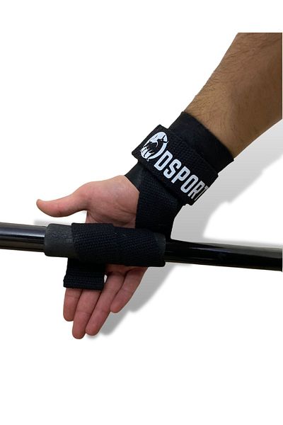 DSport Big Rich Grip Pro Lifting Straps Black