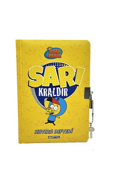 Gıpta Kral Şakir Diary Book Locked 14x20 Plain 96 Copy.