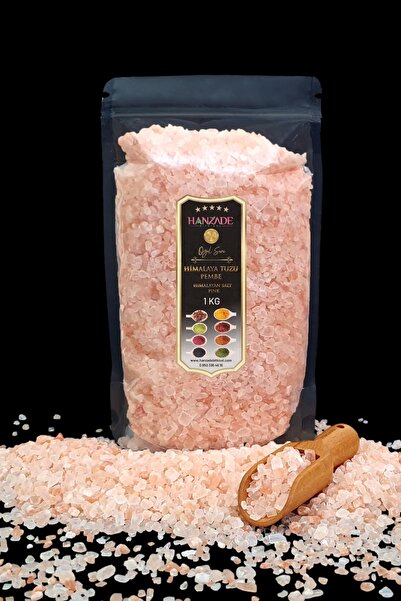 Hanzade Bitkisel Pembe Himalaya Tuzu Granül Tane 1 Kg