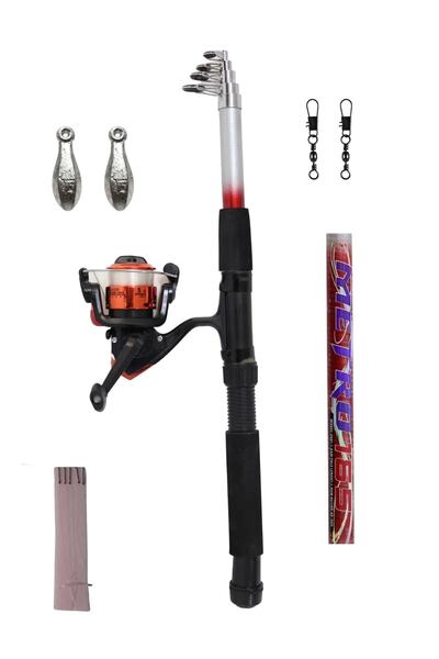 balikavdunyasi 165 Cm Kamış Makina Olta Seti Çocuk Olta Seti Tam Takım