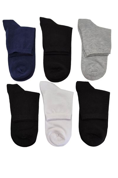 Leement socks Мъжки 6 чифта тънки летни бамбукови чорапи с половин крачол, мека текстура