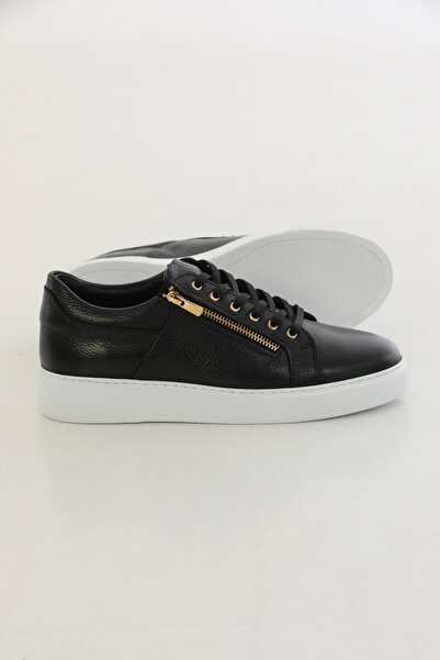Faruk balkanas Παπούτσια Sneaker από γνήσιο δέρμα με λεπτομέρεια με φερμουάρ Eva Sole