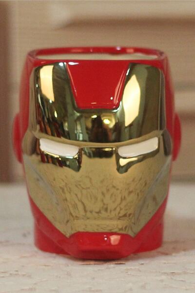 HEPBİMODA Iron Man 3d Tasarım Kupa Bardak