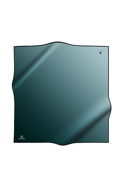 Vissona Γυναικείο μεταξωτό μαντήλι Twill Σκούρο Πράσινο Μέντα