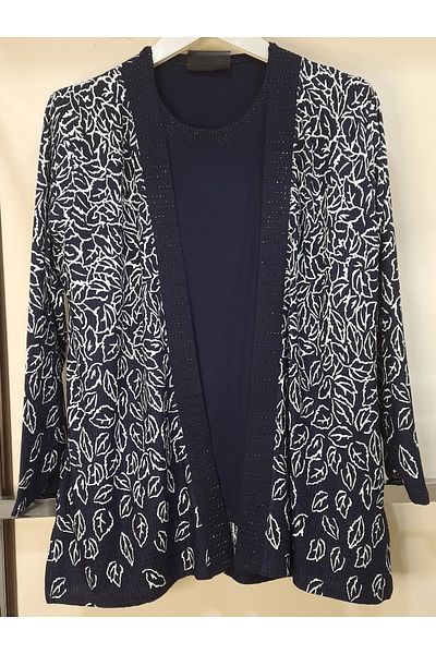N.Y.YILDIZ Star Inside and Outside Μπλουζάκι Μπλουζάκι Plus Size Διπλό Σετ