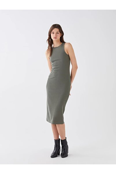 LC Waikiki Γυναικείο ίσιο φόρεμα με λαιμόκοψη