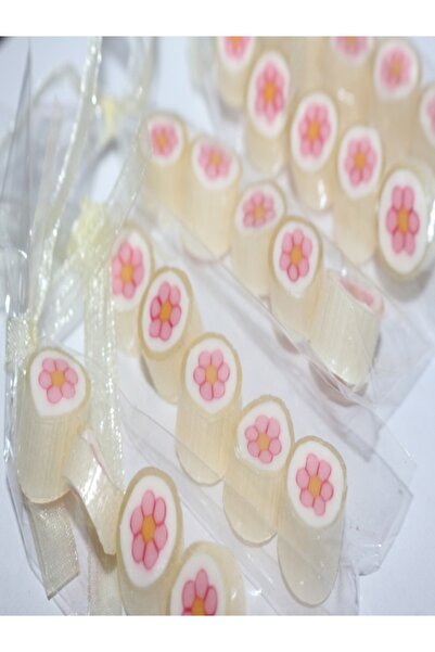 ŞEKERCİYAŞAR Pembe Çiçek Parmak Lolly 12 Adet
