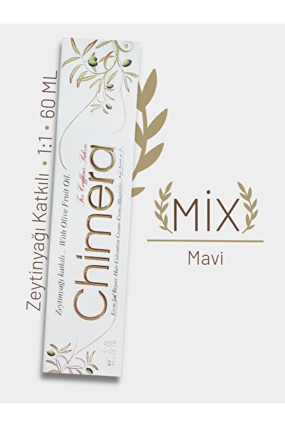 CHİMERA Yarı Bitkisel Saç Boyası No Mix Mavi 60ml