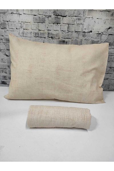 GASEL ÇARŞI Double Cotton Elastic Sheet Set Solid Color
