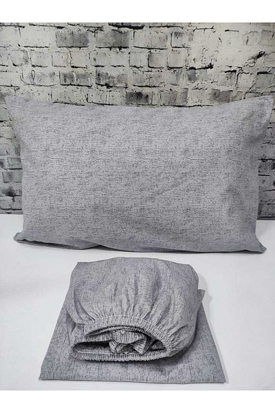 GASEL ÇARŞI Double Cotton Elastic Sheet Set Solid Color