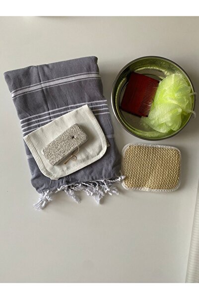 Gülers Collection Hamam - Sauna - Banyo - Plaj - Gelin- Damat Hamamı Seti Pre...