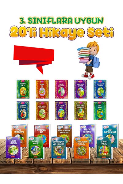 GÖNÜL YAYINCILIK 2.sınıflara Uygun Öğretmen Tavsiyeli Okumayı Sevdiren 20'li ...