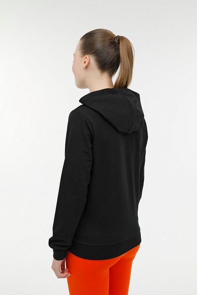 Kinetix Top de trening pentru femei W-sn85 Basic Full Zip Hoo Black