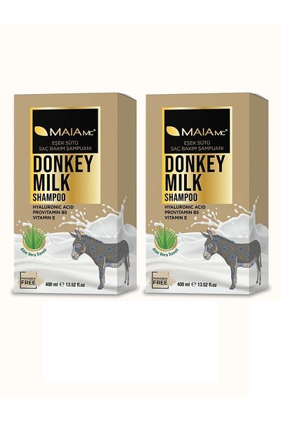 Maia mc 400ml Donkey Milk Hair Care Shampoo - 2 Pieces