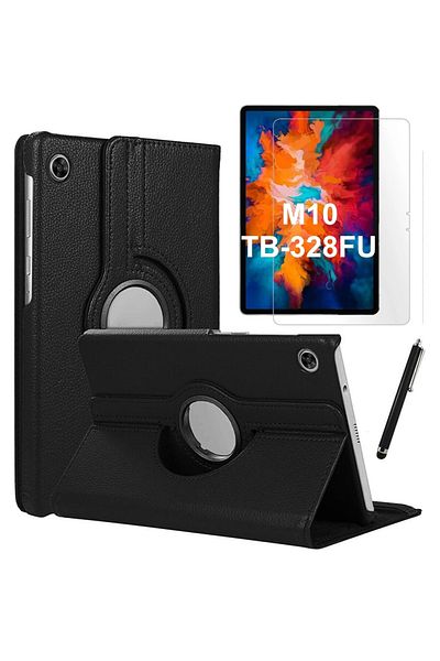 GoGoPlus حافظة تابلت لينوفو تاب M10 Tb328fu (الجيل الثالث) T610 + واقي شاشة + قلم لمس Zaae0012tr