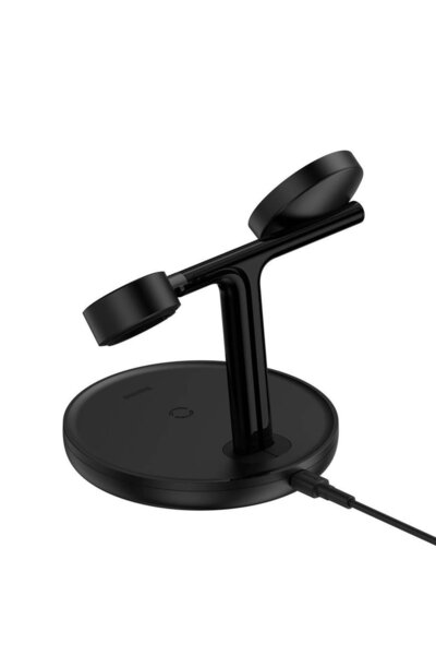 Baseus Swan 3 In 1 Wireless Magnetic Bracket 20w Kablosuz Hızlı Şarj Cihazı Universal Version