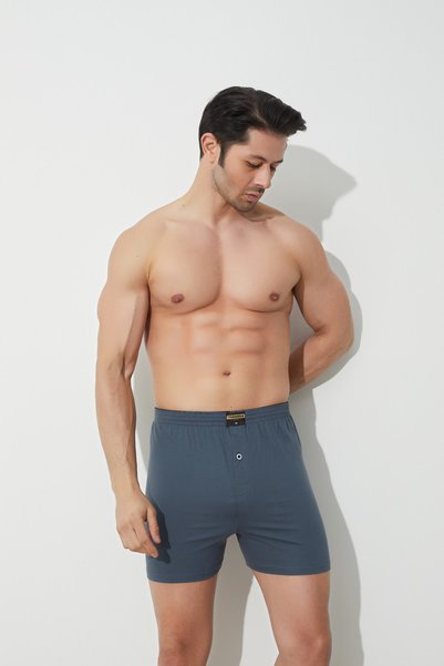 luxtornado Men's Towel Waist Combed Cotton Boxers Comfortable Cut Pack of 5