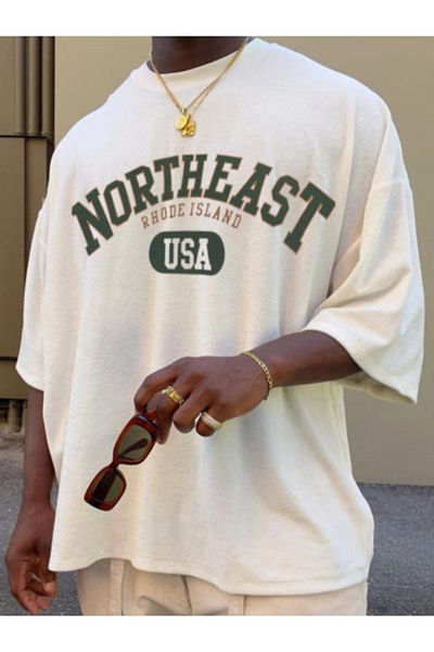 CERENCE AKÇA OKULCUNUZ Μπλουζάκι Unisex Oversize Northeast Oversize