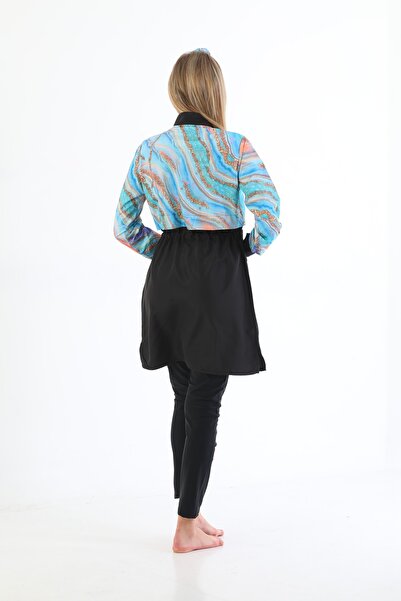 Emayo Full Hijab Swimsuit Pera Marble