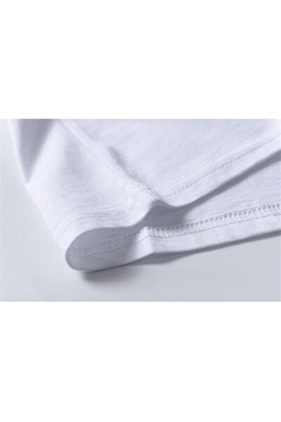 Touz Біла унісекс-футболка оверсайз з малюнком панди