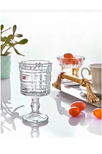 DİBA AVM Standing Coffee Side Water Cup Standing Goblet Cup, Coffee Side Stan...
