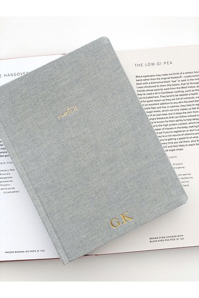 Chapters Linen Notebook, Mint