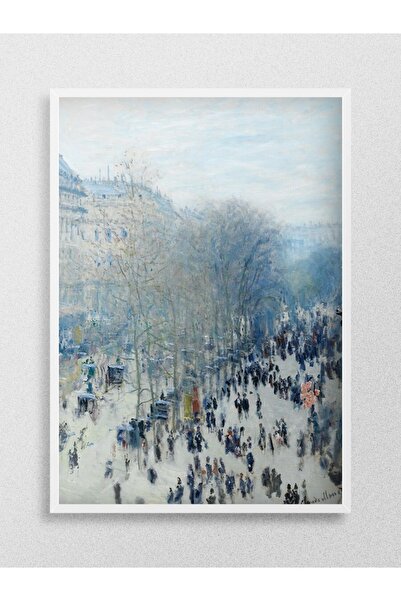 Mudi Store Boulevard Des Capucines Tablo Sanatsal Ünlü Ressam Poster Çerçeves...