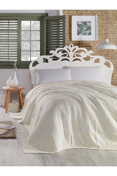 Betires Home Ca18002 Knitted Blanket Double