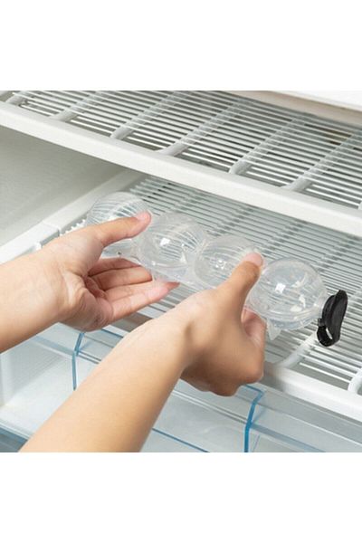 Bayev 2 Pieces 4-Piece Globe Ice Ball Mold Round Beverage Ice Ball Freezer Storage and Presentation Container