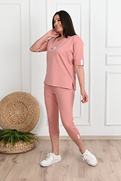 Koza Butik Γυναικείο κολάν μεγάλου μεγέθους Σετ 3753-23