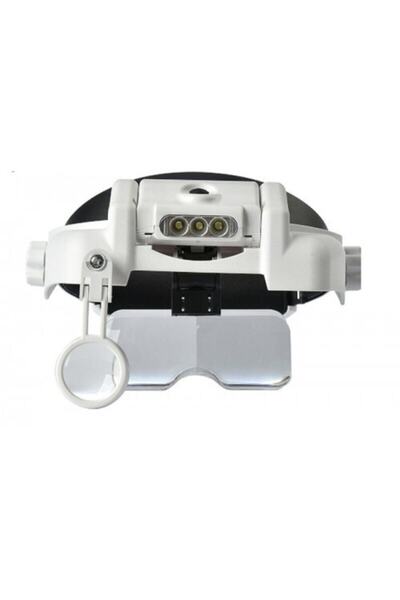 LEIDORY قبعة مع 3 مصابيح LED - عدسة مكبرة طبية، 3 عدسات