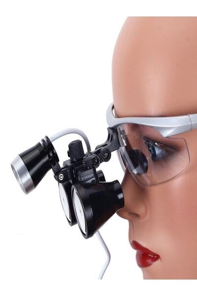 LEIDORY نظارات مكبرة طبية جراحية لون أسود