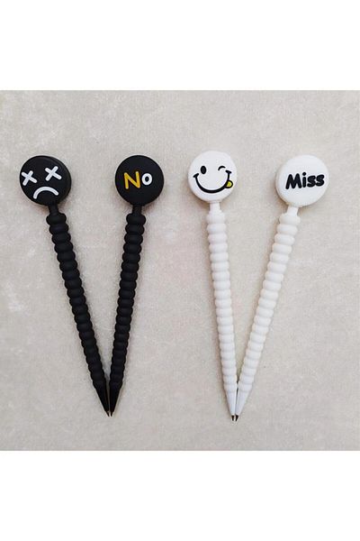 NaSaDAN 2 Pieces Smile No Miss Model 0.7 Tip Versatil Pen
