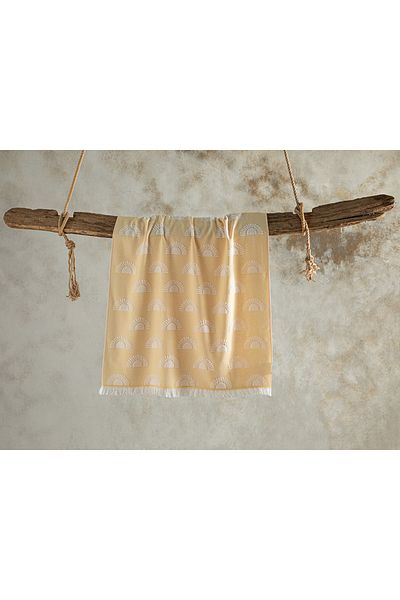 English Home Yellow Sunny Cotton Single Face 75x150 Prosop de plajă