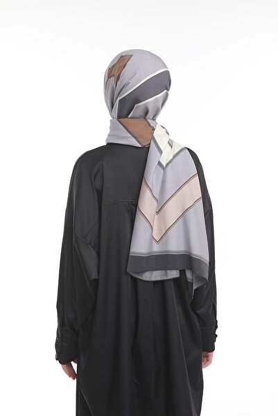 19V69 ITALIA Geometric Pattern Modal Series with Shawl Hanger and Gift Set 75x200 Cm