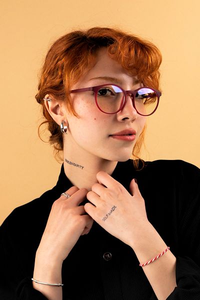 Focus On Oscar Matte Red Blue Light Filter Screen Glasses