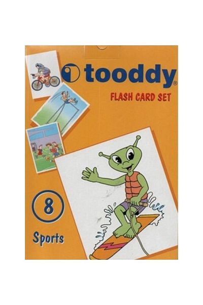 Tudem Yayınları Toddy Flash Card Set-sports-40 Cards