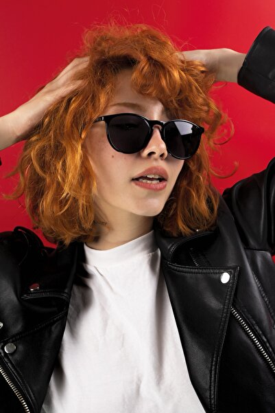 Focus On إيريكا النظارات الشمسية المستقطبة السوداء المدخنة