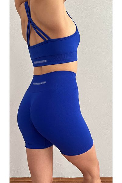 Zeynos Giyim Pantaloni scurți pentru sport profesional, fără sudură, cu șnur la spate