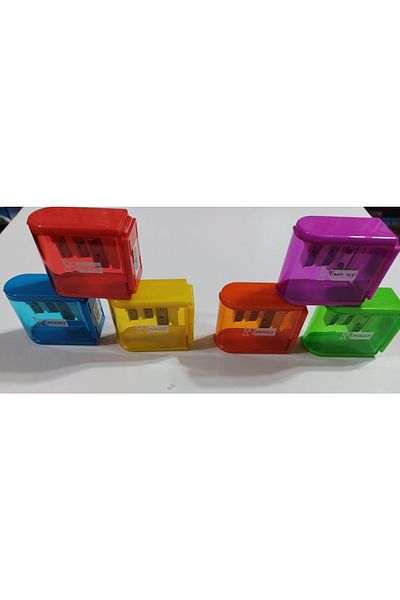 Mikro Large Chamber Pencil Sharpener with 3 Openers and Lid (4pcs)
