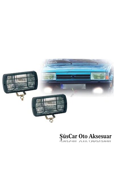 ŞüsCarOto Aksesuar Tofaş Şahin Kartal Doğan Slx Beyaz Sis Farı 2 Adet Set Uyumlu