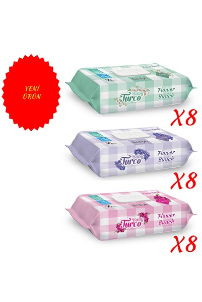 Baby Turco Babyturco Islak Mendil(karma Koli) 3 Çeşit 24x90 Adet