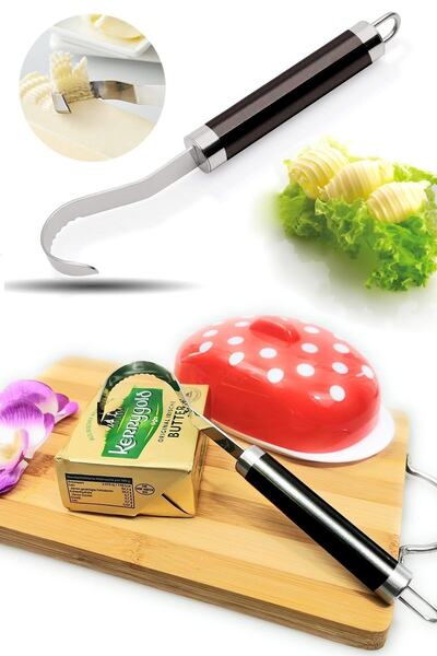 Binbirreyon Tereyağı Servis Bıçağı Tereyağı Şekillendirici Sıyırıcı Kıvırıcı ...