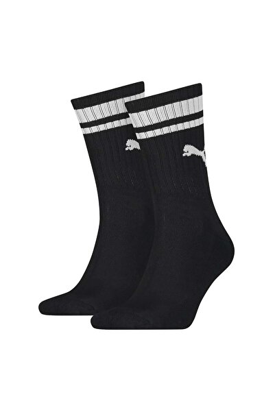 Puma Șosete sport unisex, pachet de 2 - Patrimoniul echipajului, tenis, Frott...
