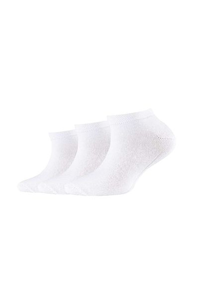 camano Kinder-Socken – Sportschuhe, Bio-Baumwolle, einfarbig, 3er-Pack