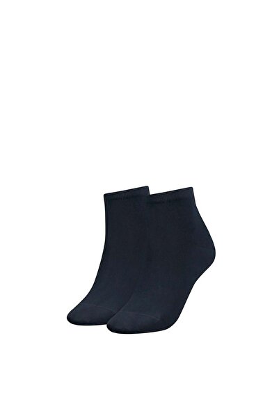 Tommy Hilfiger Damen Quarter Socken, 2er Paketi - TH, Baumwolle, 35-42, einfa...