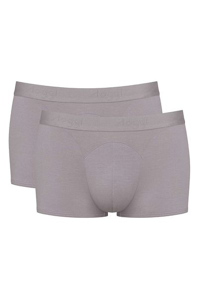 SLOGGI Herren Boxershorts, 2er-Pack – „Ever Soft Hipster“, Modal, einfarbig