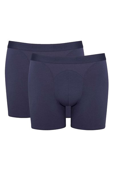 SLOGGI Herren Boxershorts, 2er-Pack – „Ever Soft Short“, Modal, einfarbig