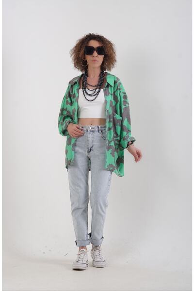 Zelish My Sister Сині джинси Boyfit з ефектом «синій сніг»